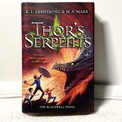 Thor’s Serpents The Blackwell Pages Book 3 Hardcover Dust Jacket K.L. Armstrong