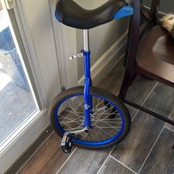 Fun 20 Unicycle Blue Paint In Great Condition Like New 