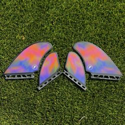 Futures Machado Quad Surfboard Fins Split Keel Surf Board Fins (not Fcs 2 Twin Fin Seaside And Beyond Sunday True Ames)