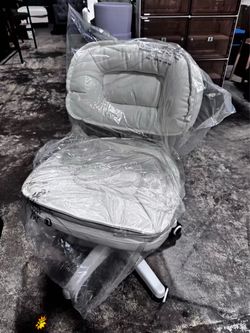 Office Chair with 360 Degree Swivel Wheels, Vanity Chair with Back