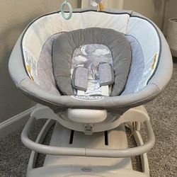 Grace Sense2Soothe Baby Swing with Cry Detection Technology.