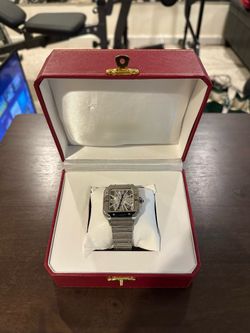 Gray and White Luxury Watch 40mm