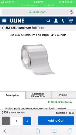 Aluminum Foil Tape (Heating & Air)