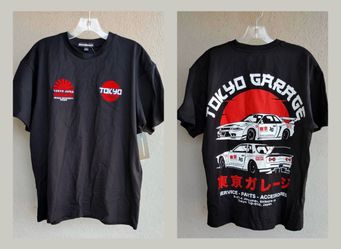 NISSAN SKYLINE GTR R32 TOKYO GARAGE JDM BLACK SHIRT SMALL $30