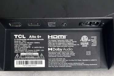 TCL soundbar