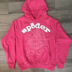 Sp5der Legacy Hoodie Pink