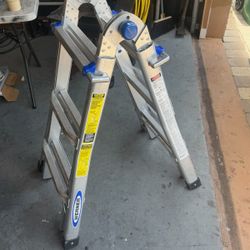 Ladder Werner Pro 13 ft Adjustable Multi Position