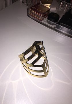 Gold plated bracelet