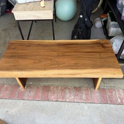 Rustic Wood Coffee Table - Like New