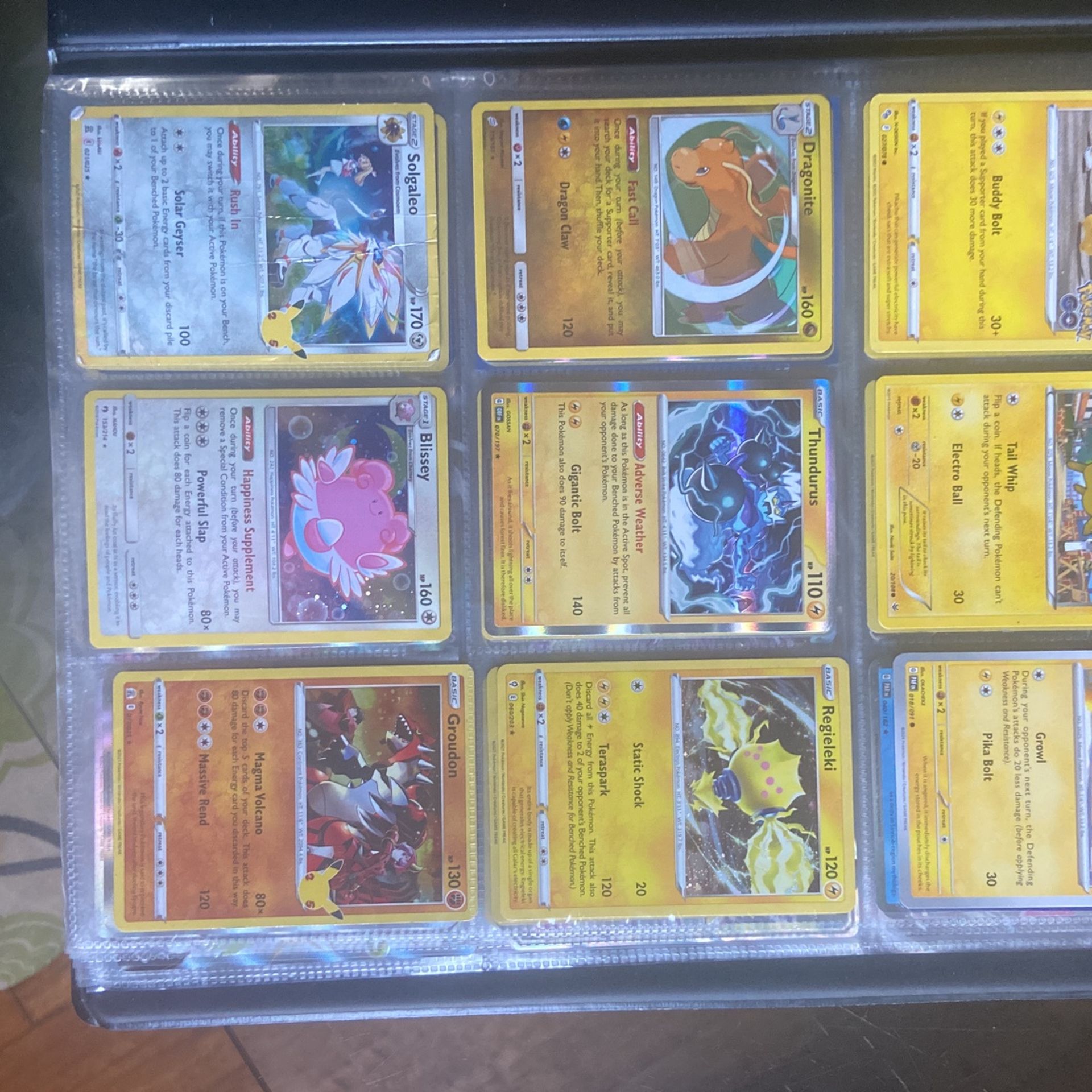 Pokémon Cards  With Binder