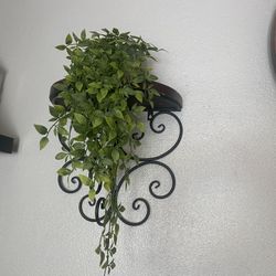 Fake Plant Holder With Plants 