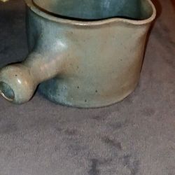 Vintage    Clay Potery Hand Made Garden Plant Waterer 