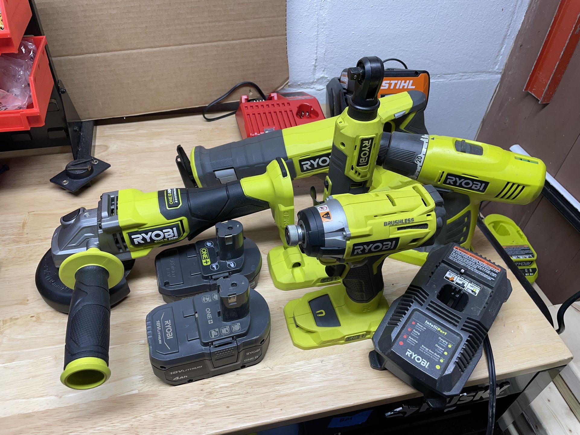 Ryobi 18V Tool Lot