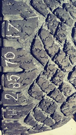 285 70 17 one Goodyear tire