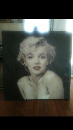Large Marilyn Monroe canvas