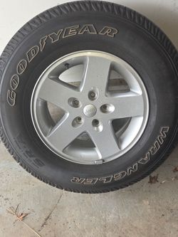Brand New Jeep Rim and Tire