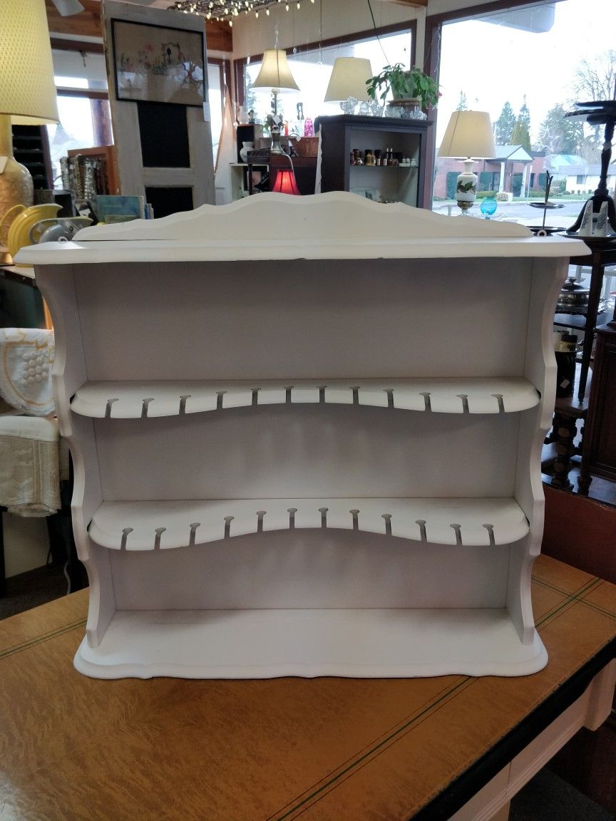 White Collective Spoon & Plate Display Shelf