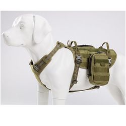 Large Heavy Duty Dog Harness (Army Green)
