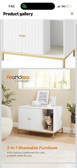 Cat litter enclosure