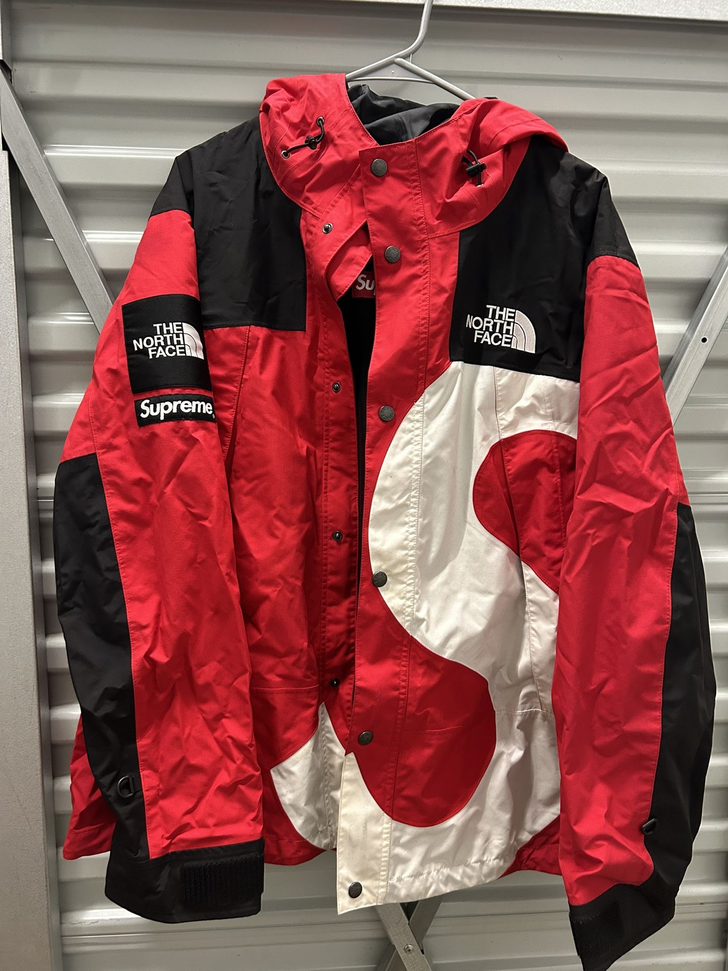 Supreme x The North Face S Logo Mountain Jacket XL 'Red'