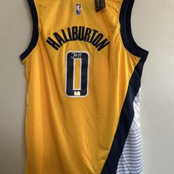 TYRESE HALIBURTON SIGNED INDIANA PACERS AUTOGRAPHED NIKE JERSEY W/COA - XXL 778B