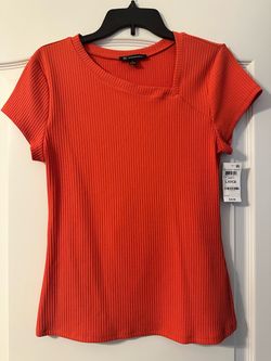 INC International Concepts - Orange Top - Size Large