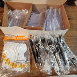 Plastic Spoons, Forks and Knives