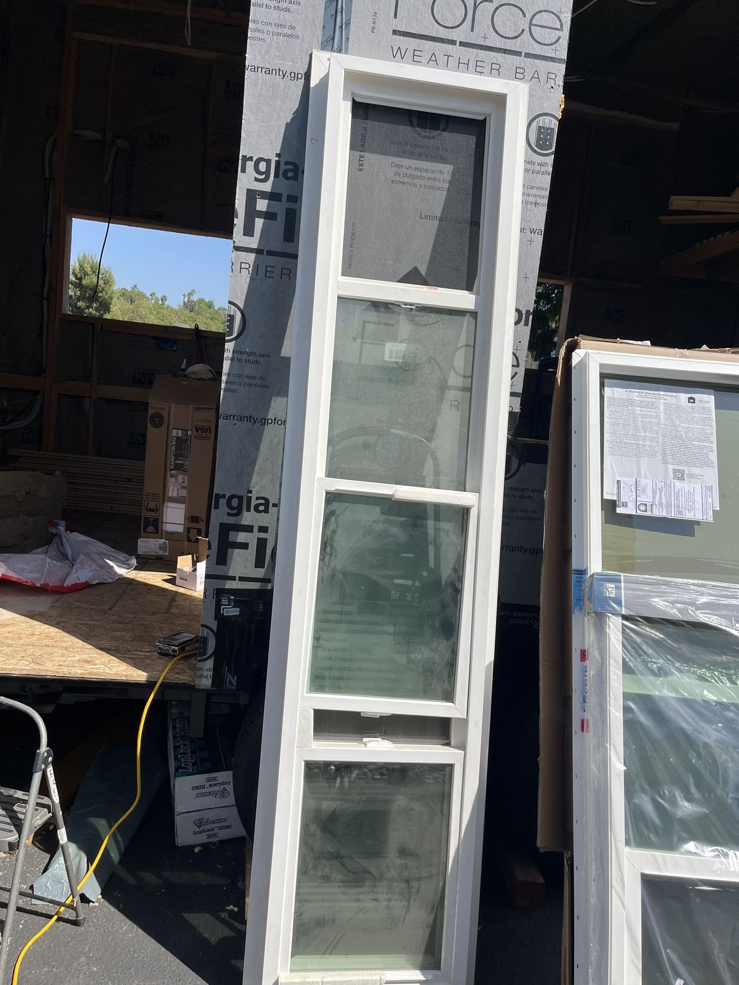 New Dual Paned Window 93"w X 20"h