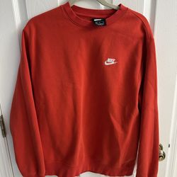 Red Nike Sweatshirt, Size Large