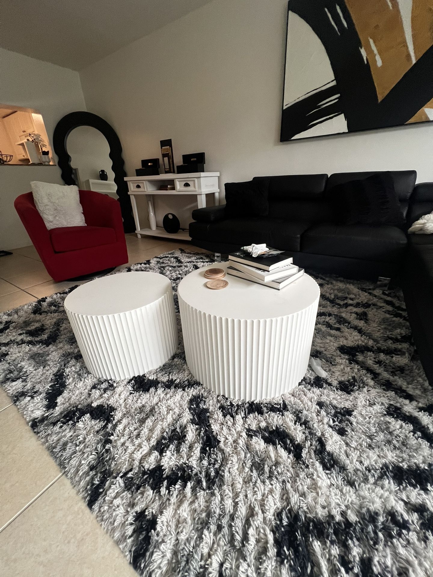 Beautiful Modern Design Double Coffee / Center Tables