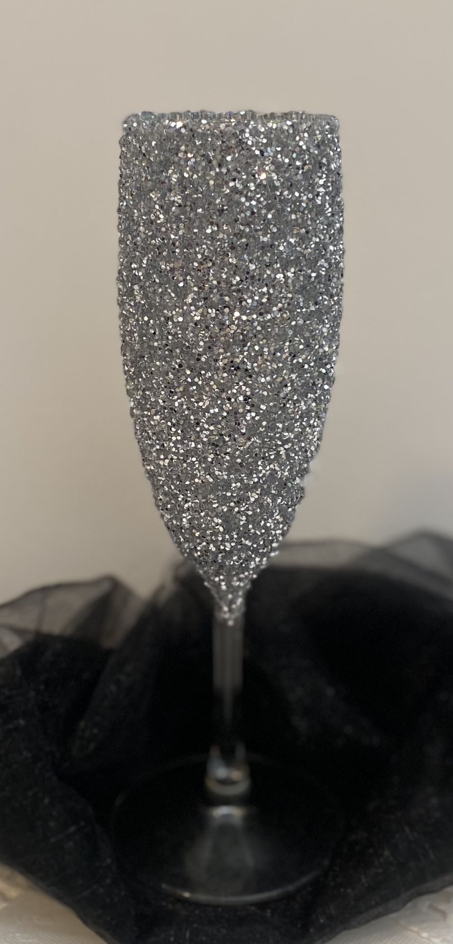 Glitter Wine Glass |Birthday Glam Wine Glass |Wedding Glass