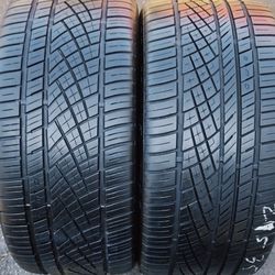 Pair 21 Continental Extreme Contact 295/35r21 90% Tread Life