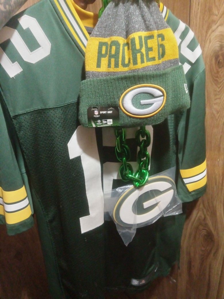 Used PACKERS Jersey/ New Beany And Chain