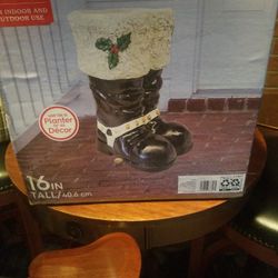 16 inch santa boots for next to the Christmas tree