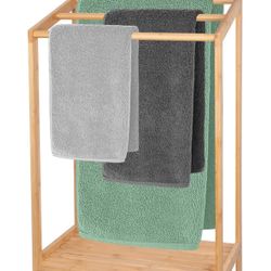 Bamboo Bathroom Towel Stand (or 4 Quilts)
