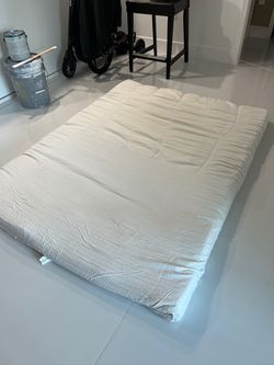 White Quilted Futon Mattress