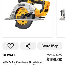 20V MAX Cordless Brushless
6-1/2 in. Circular Saw (Tool Only