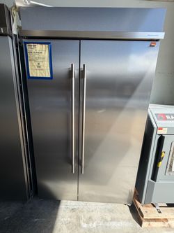 KitchenAid 48” wide Side-by-Side Built-In Refrigerator