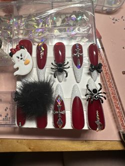  Halloween Press On Nails 