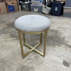 Circular Stool With Built In Cushion