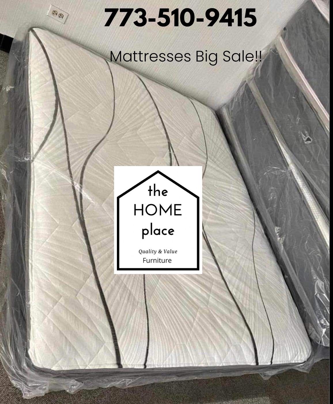 The HOME Place Super Sale!! 🚨 Brand NEW Mattresses, Available In ALL Sizes Ready For Delivery 🚛  ( Starting Price $99) 