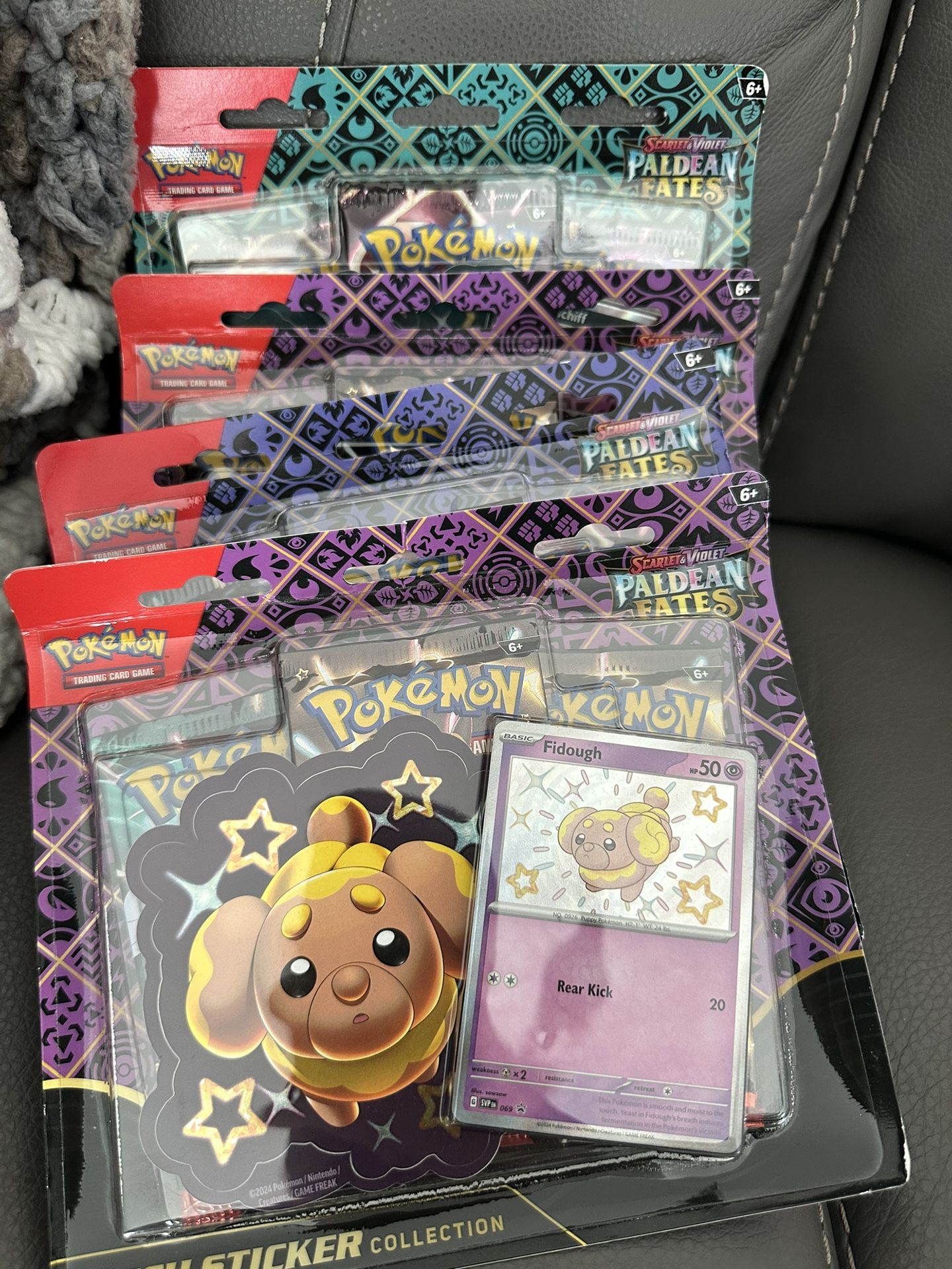 Pokemon Cards Paldean Fates (tech sticker pack)