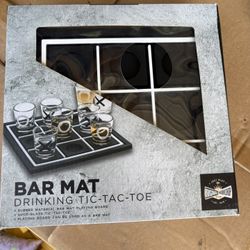 Tic Tac Toe Bar Mat