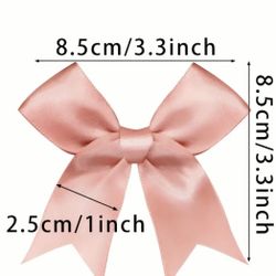 White Ribbon Bows For Crafting Or Decor