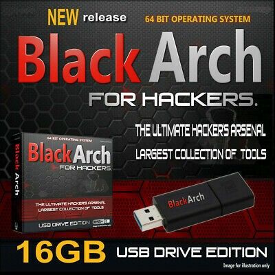 Hack Any PC BlackArch LIVE Boot USB 2500+ Hacking Tools