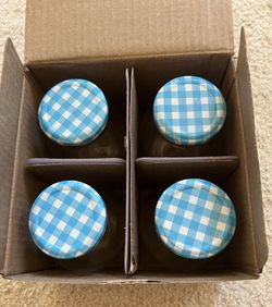 Glass Jars With Lid (4 Pack)
