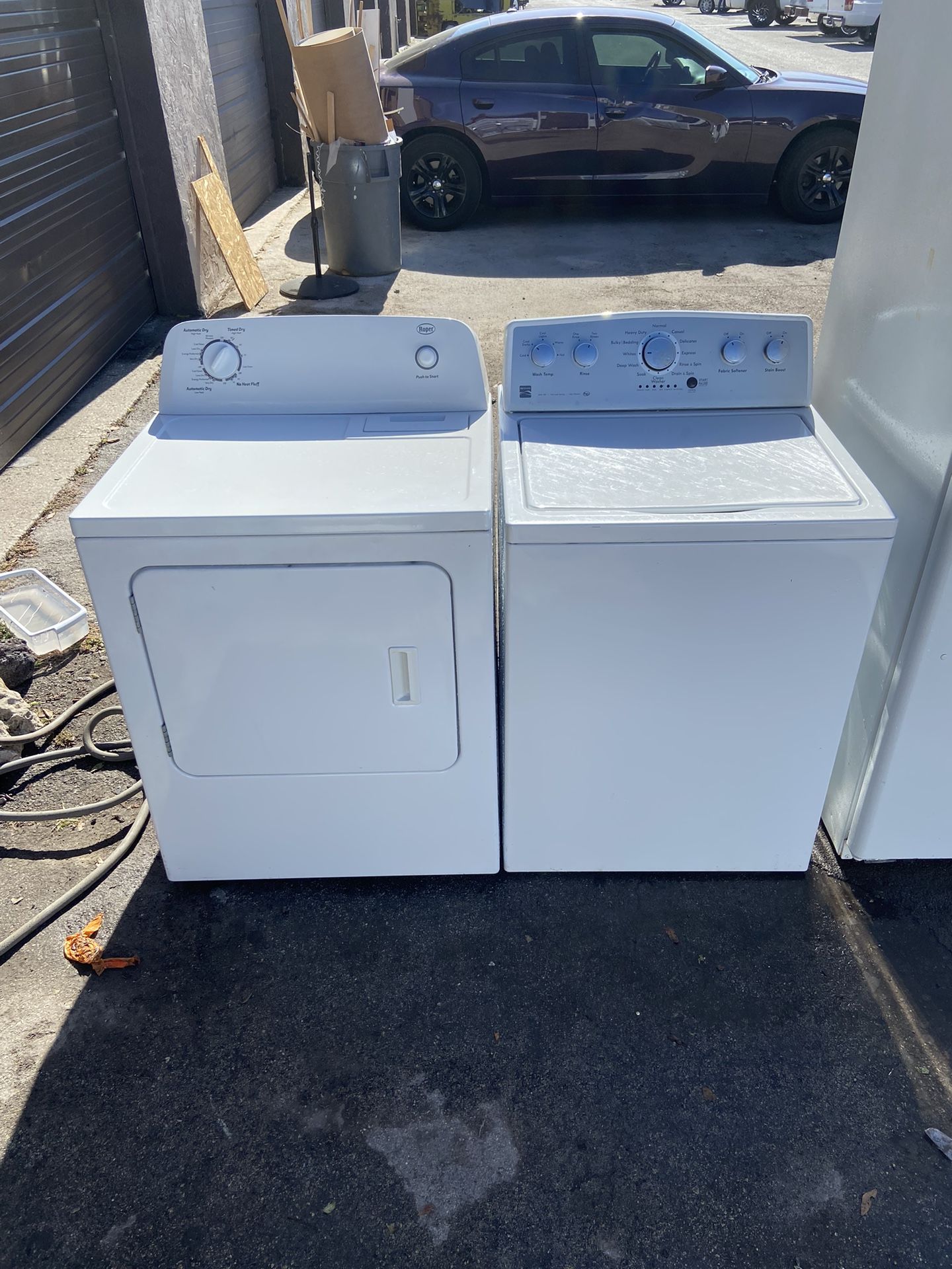 Kenmore washer And Roper Dryer