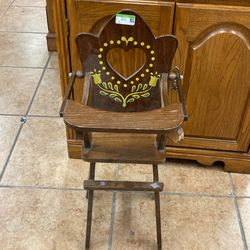 Toy Doll High chair 