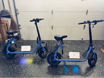 2 Phantom GOGO R1 Seated Scooters & 2 FantikkRide Kids Scooters