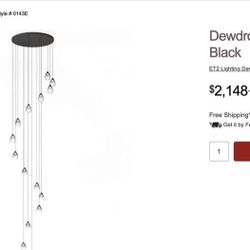 DEWDROP LED CHANDELIER